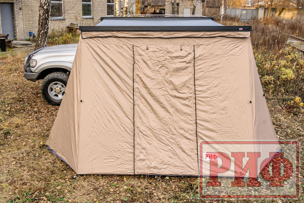 Стенки к автомобильной маркизе РИФ 2.5Х2.5 м Black Out