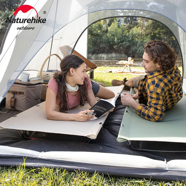 4 Раскладушка Naturehike XJC05, 190х65х15 см, до150 кг, зеленая 4 Раскладушка Naturehike XJC05, 190х65х15 см, до150 кг, зеленая