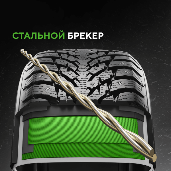 Шина IKON Tyres Autograph Ice 9 255/55R20 110T XL SUV шипованные