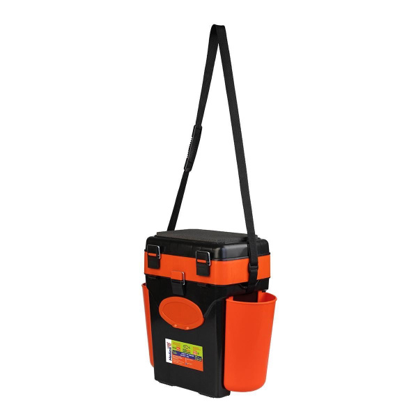 Ящик рыболовный зимний HELIOS FishBox (10л) оранжевый