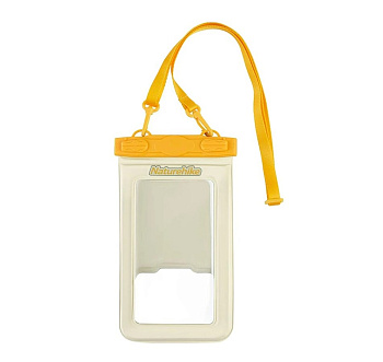 Гермочехол Naturehike плоский для телефона 23х13,5 см., желтый