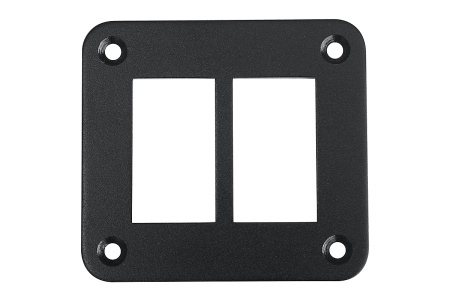 Панель кнопок монтажная два отверстия