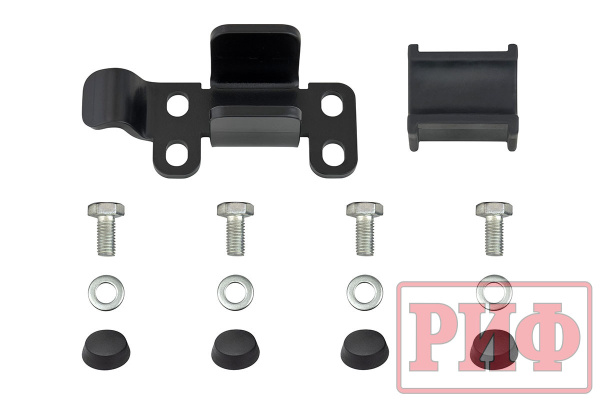 Бампер РИФ силовой задний УАЗ Буханка с фонарями, калиткой, возмож. уст. фаркопа, лифт 65 мм