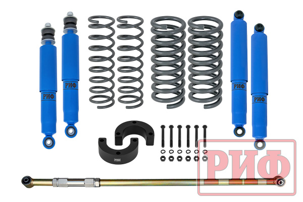 Лифт-комплект РИФ арктический R-AIR ВАЗ Нива 21214 лифт 25 мм +0-50 кг