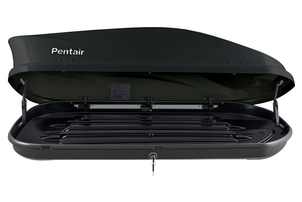 Бокс автомобильный на крышу Pentair PYTHON 450L черный глянец, двусторонний