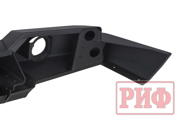 Бампер РИФ силовой передний для ГАЗ Соболь NN 4x4 под штатные фары, стандарт
