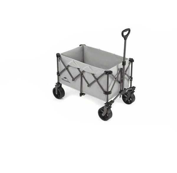 Тележка туристическая Naturehike Rubiks Cube 100х65,5х108 см, 190 л, серая