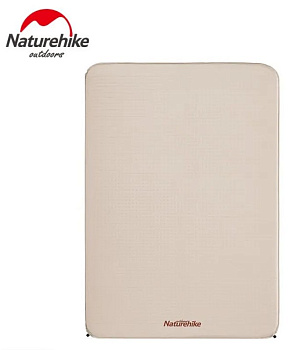Коврик самонадувающийся Naturehike двойной 200х135х6 см, бежевый Коврик самонадувающийся Naturehike двойной 200х135х6 см, бежевый