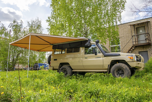 Маркиза автомобильная РИФ веерная 2,5х2,5 м (правая)