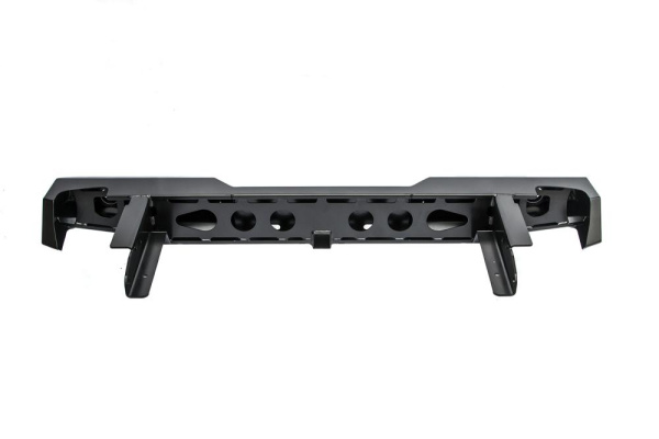 Бампер РИФ задний Nissan NP300 с фаркопом и фонарями (длинный кузов)