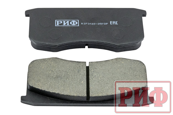 Колодки тормозные передние РИФ для УАЗ Хантер, Патриот, Буханка (3160-3501090)