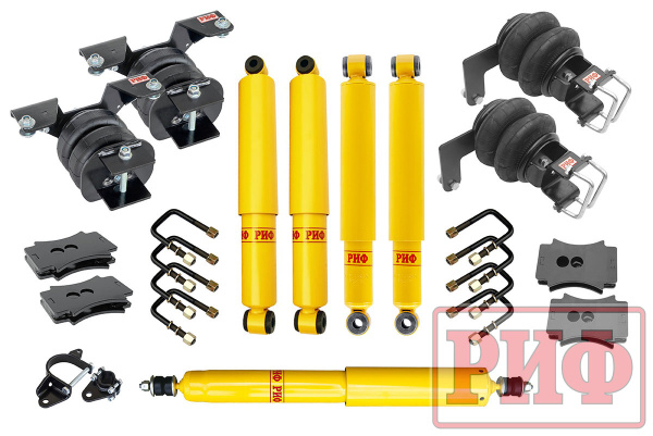 Лифт-комплект с пневмоподвеской РИФ для ГАЗ Соболь 2018+ 30 мм
