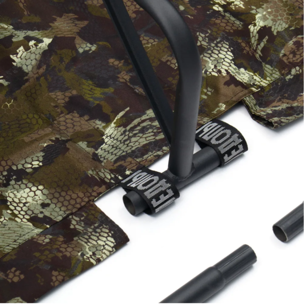 Раскладушка туристическая в чехле "Т.И.Ш.Ь 2", 1900х700х230 мм, макс. нагрузка 150 кг, КМФ