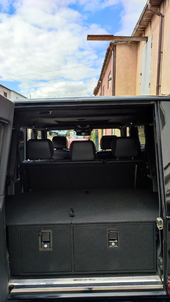 Органайзер в багажник для Mercedes-Benz G-Class (2 выдвижных ящика)