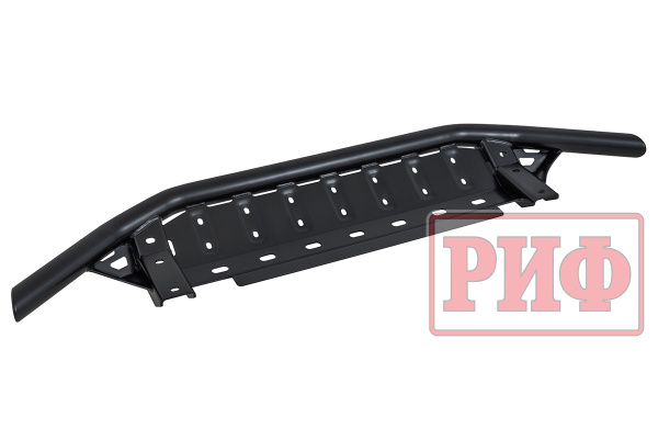 Бампер РИФ силовой передний/защита штатного бампера Toyota Land Cruiser Prado 120 c защитой радиатора