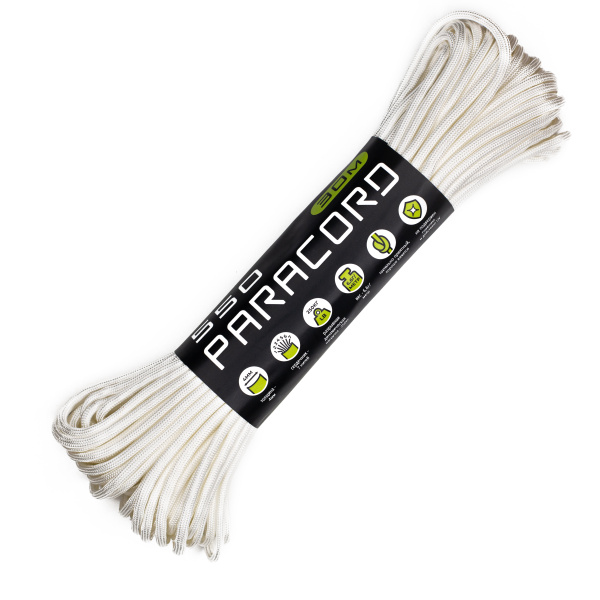 Паракорд 550 CORD nylon 30м (white) Паракорд 550 CORD nylon 30м (white)
