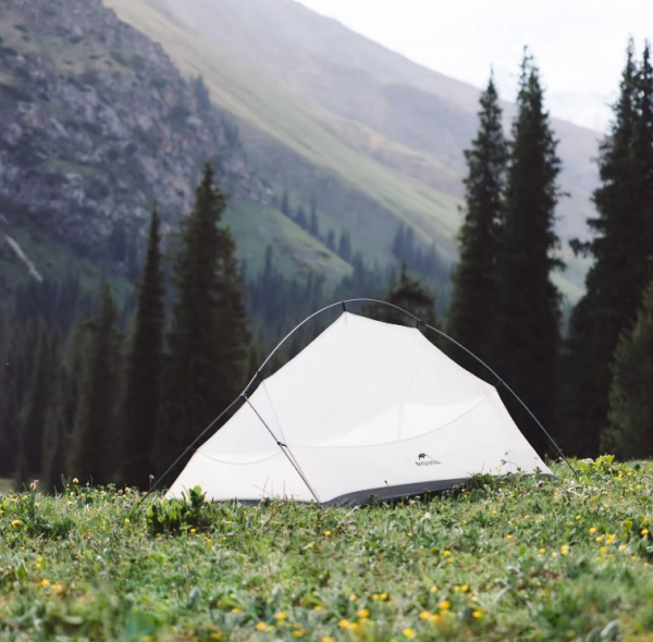 Палатка Naturehike Cloud Up UL Si 1-местная, алюминиевый каркас, серая