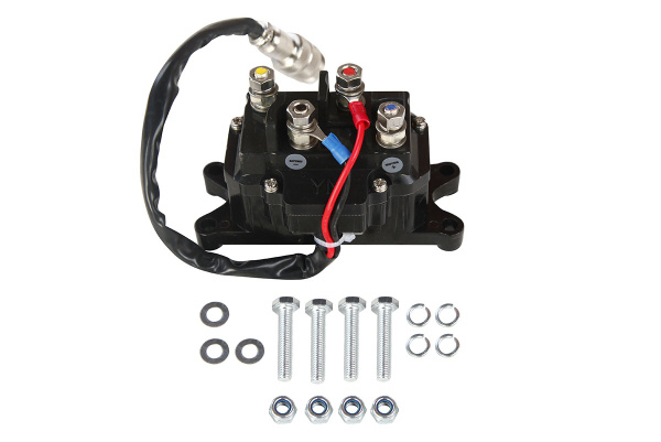 Лебёдка электрическая 12V Runva 3500A lbs 1588 кг (синтетический трос)