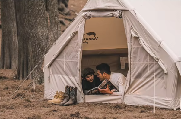 Палатка Naturehike надувная Extend Air 6,3 , цвет песочный