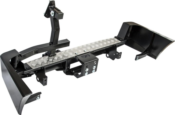 Бампер РИФ задний УАЗ Патриот с площадкой под лебедку и калиткой стандарт