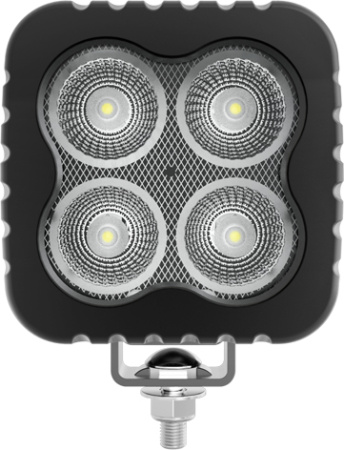 Светодиодная фара водительского света РИФ 127х103х70 мм 80W LED