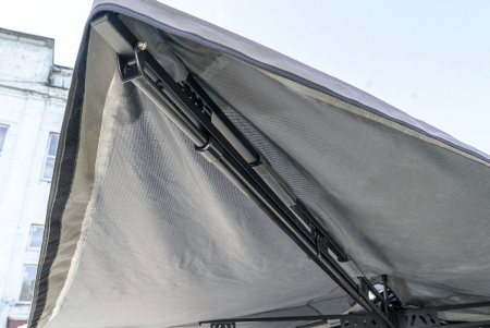 Маркиза автомобильная РИФ безопорная, веерная 2,3х2 м (правая)