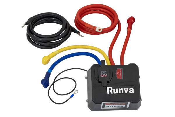 Лебёдка автомобильная электрическая 12V Runva EWB18000SSR влагозащищенная, синтетический трос