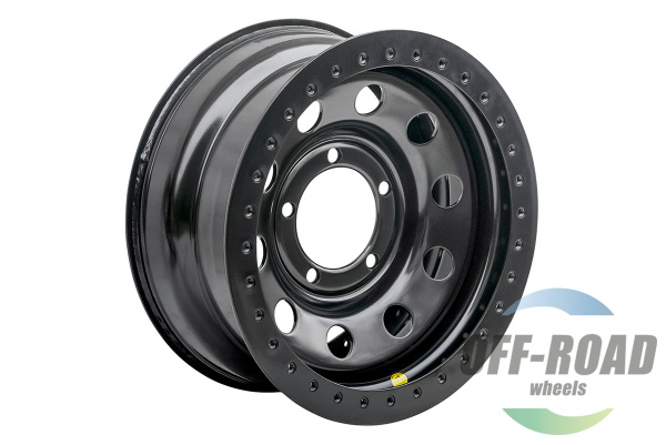 Диск усиленный УАЗ стальной черн. 5x139,7 8xR16 d110 ET-19 с двойн. бедлоком (красн.) барабан. торм.