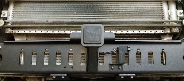 Фаркоп РИФ передний (переходник) для съёмной лебёдки с защитой радиатора на ГАЗ Соболь NN