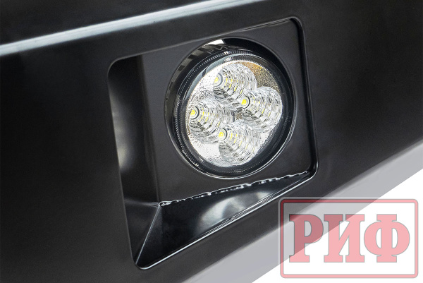 Бампер РИФ передний Toyota Land Cruiser 76/78 2007+ c доп. фарами и защитной дугой,под штатную лебед