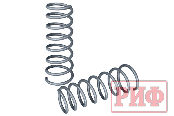 Пружины РИФ передние Renault Duster (2010-2022) 4х4 лифт 20 мм +0-50кг