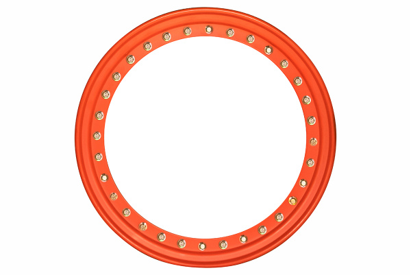 Диск усиленный стальной черный 6x139,7 8xR16 d110 ET-19 с бедлоком (оранжевый)