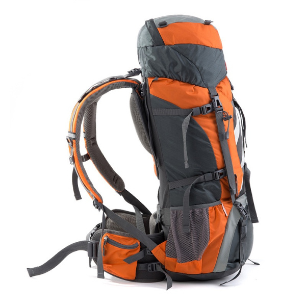 2 Рюкзак туристический Naturehike 70 л, оранжевый