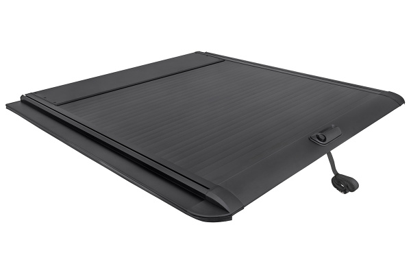 Крышка кузова РИФ для Foton Tunland G7/G9, роллета раздвижная 1587х1659 мм, алюминиевая, черная