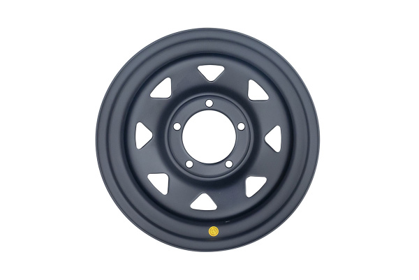 Диск усиленный УАЗ стальной черный (матовый) 5x139,7 8xR16 d110 ET-19 (треуг. мелкий)