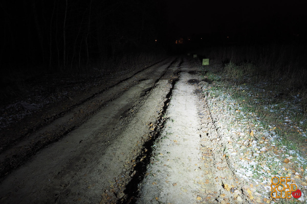 Светодиодная фара водительского света РИФ 99 мм 18W LED