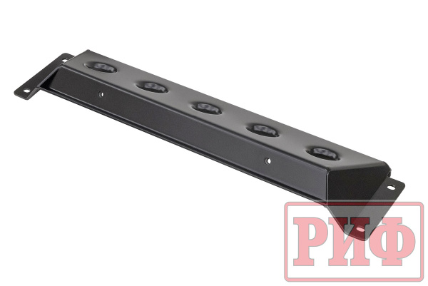 Защита радиатора под бампер РИФ для ГАЗ Соболь лифт +50 мм