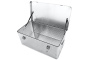 Ящик алюминиевый РИФ усиленный с замком 902х495х379 мм (ДхШхВ)
