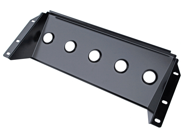 Защита радиатора Nissan Navara D40/ Pathfinder R51 (2010-2014) под бампер РИФ