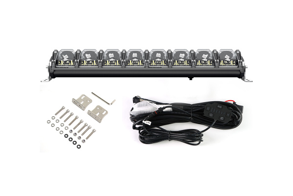 Светодиодная фара комбинированного света AURORA 508 мм 248W LED с RGB подсветкой