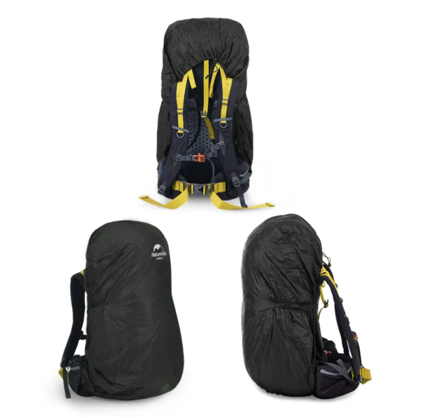 Чехол влагозащитный Naturehike, для рюкзака, размер L (55-75 л), черный