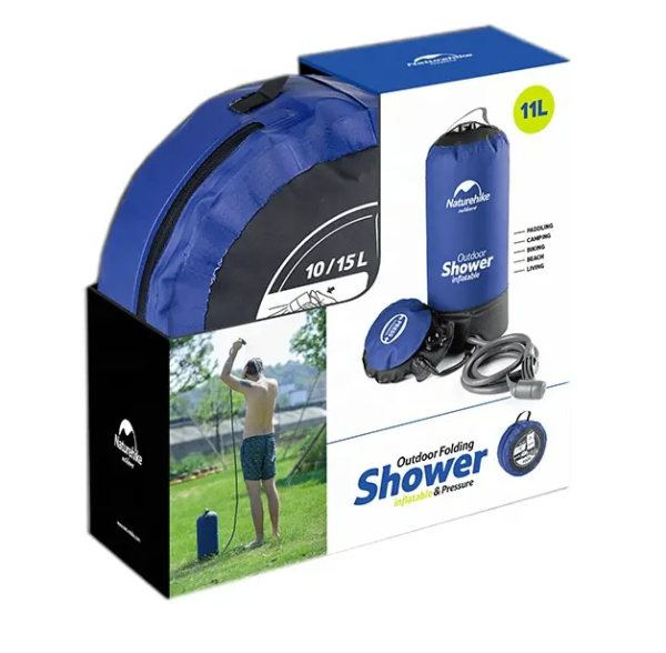 Душ кемпинговый Naturehike с ножным насосом
