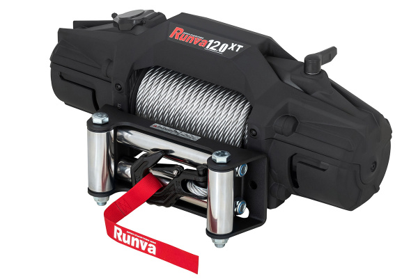 Лебёдка автомобильная электрическая 12V Runva EWXT12000F 5443 кг стальной трос