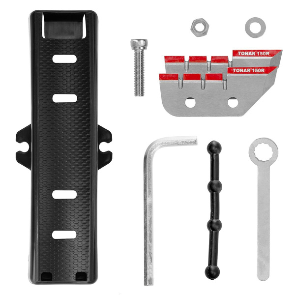 1 Комплект под мотобур шнек ТОНАР MOTOSHTORM 150R+адаптер АШ-02+молоточек