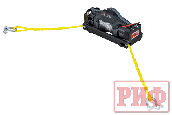 Лебёдка переносная РИФ 6000F c площадкой, стальной трос