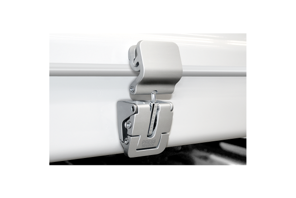 Палатка на крышу автомобиля AUTOHOME MAGGIOLINA AIRLANDER PLUS SMALL, серый тент, лестница 215 мм