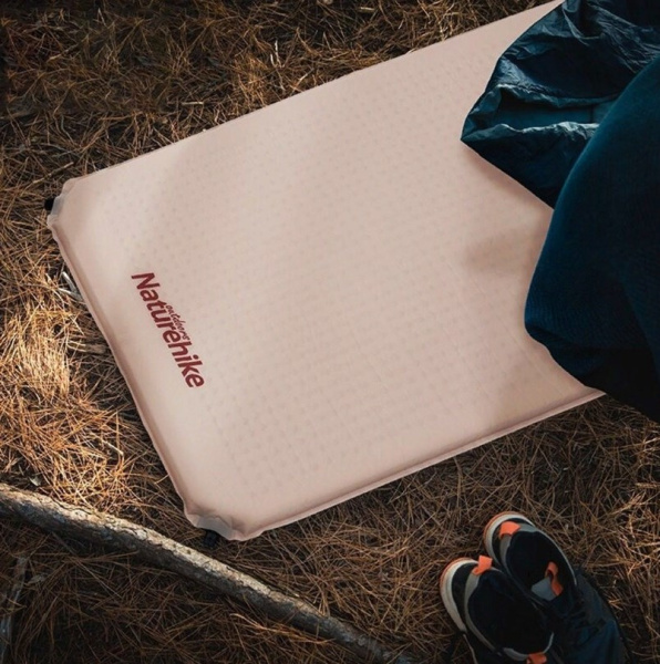 Коврик самонадувающийся Naturehike, 200х75х3 см, песочный