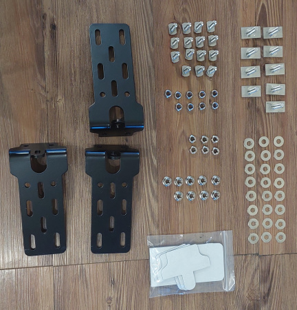 Маркиза автомобильная РИФ веерная, безопорная 2,3х2 м (левая)