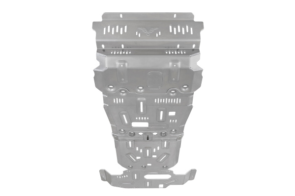 Защита Falcon радиатора, картера, РК, КПП для Toyota Land Cruiser 150 (дизель 2.8T VX, KDSS), алюм.