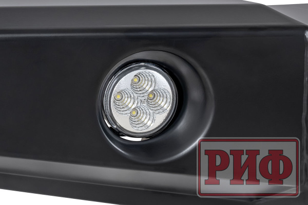 Бампер РИФ передний УАЗ Патриот 2005+ с доп. фарами без защитной дуги